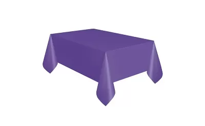Plastový párty obrus neónový svetlo fialový 137 x 274 cm