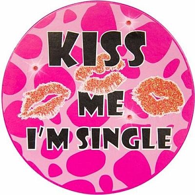 LED Button pre rozlúčku - Bozk ma som singel