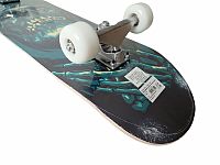 ACRA S3 Skateboard závodný s protišmykom zelený 78 x 20 cm