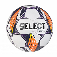 Futbalová lopta Select FB Brillant Super TB bielo fialová