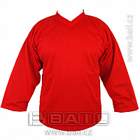 Hokej dres štandard jednofarebný - Červená veľ. 130/140