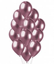 Balónový buket Chrome Pink - 12 ks