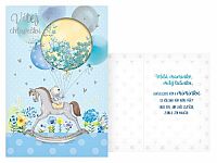 Prianie k narodeniu bábätka - modré