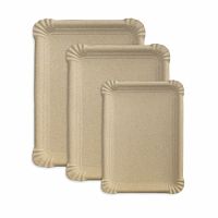 Papierová tácka KRAFT 16 x 23 cm - 100 ks