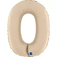Číslica 0 krémová (66cm, 26")