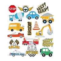 Detské tetovanie - dopravné prostriedky 17ks