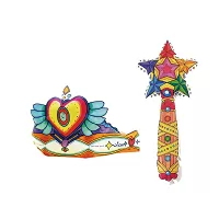 Nafukovacie omaľovánky box Princeznovská sada 2ks