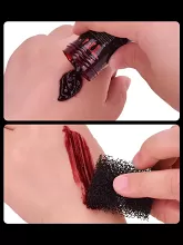 Falošná gélová krv - červená s hubkou