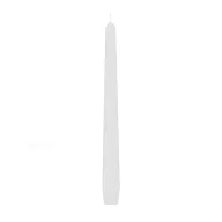Dlhá sviečka biela 24 cm