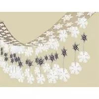 Závesná girlanda vločky Let it Snow 365 x 30 cm