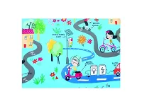 Baliaci papier Deti v meste 1,5 x 0,70 m