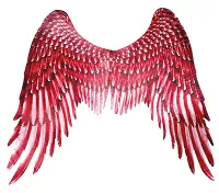 Anjelské krídla červené látkové 100 x 70 cm