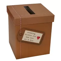 Svadobný box na dary Just My Type 21x25x22 cm