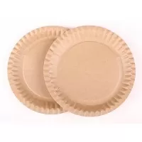 Papierový tanier KRAFT 23 cm - 100 ks