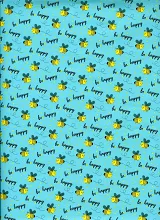 Baliaci papier Včielky Bee happy 2 x 0,7 m