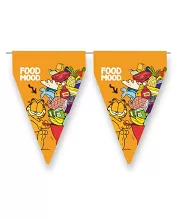 Vlajočková girlanda Garfield 3m