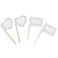 Svadobné napichovátka vintage čipka 20 ks