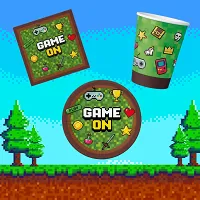 Dekoračná sada Minecraft - Game on (Základný variant)