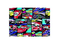 Baliaci papier Cars farebný