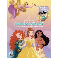 Aktivity s trblietavými samolepkami Disney Princezné