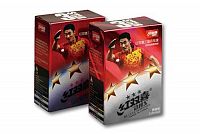 Loptičky DHS 3 *** 40mm- balenie po 6 BIELE celuloid