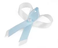 Svadobný výväzok svetlo modro-biely