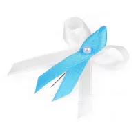 Svadobný výväzok tyrkysovo-biely