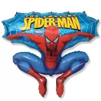 Fóliový balónik Jumping Spiderman modrý 81 cm