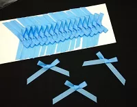 Svadobná mašlička svetlo modrá 20 ks