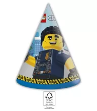 EKO Papierové čiapočky - Lego city, 6ks