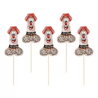 Dekorácia na tortu Veselý penis 12,5 cm - 6 ks