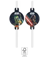 EKO papierové slamky - STAR WARS - Galaxia 4ks