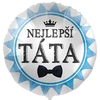 Fóliový balónik Najlepší otec SK 43 cm