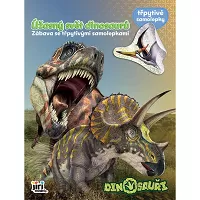 Aktivity s trblietavými samolepkami Dinosaury