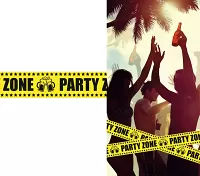 Bezpečnostná páska Party Zone 6 m