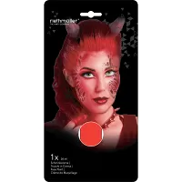 Farba na tvár v tube - červená 28 ml