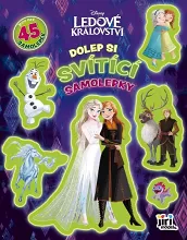 Dolep si svietiace samolepky Ľadové kráľovstvo