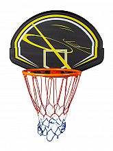 Acra basketbalový kôš s doskou 80 x 56 cm, so sieťou