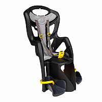 BELLELLI PEPE Detská sedačka na bicykel, upevnenie na rám, čierna