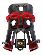 BELLELLI FRECCIA Detská sedačka na bicykel B-FIX, sivá