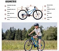 Juniorský ultraľahký bicykel BOW 24"