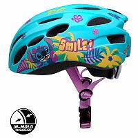 Cyklistická prilba Stitch, modrá, M 52-56cm IN-MOLD