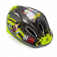 Cyklistická prilba Mickey Mouse, čierna, 52-56cm
