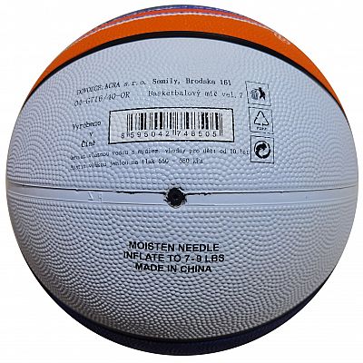 ACRA G716/40-OR Lopta basketbalová potlačená veľkosť 7