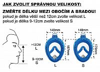 P1501L-SE Celotvárová potápačská maska so šnorchlom