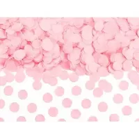 Papierové konfety kolieska ružové 15 g