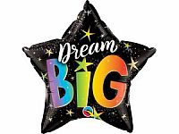 Fóliový balónik Hviezda Dream Big 45cm