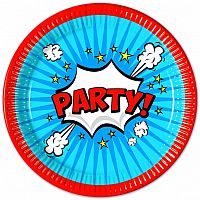 EKO Papierové taniere - Boom párty 23cm/8ks