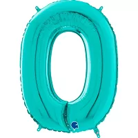 Číslice 0 modrá TIFFANY (66cm,26")