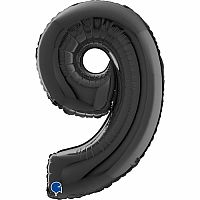 Číslice 9 čierna (66cm, 26")